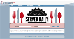 Desktop Screenshot of jobsonthemenu.com